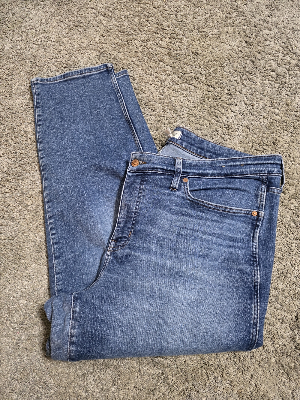 Madewell Women's Slim Skinny Jeans in Medium Blue Wash